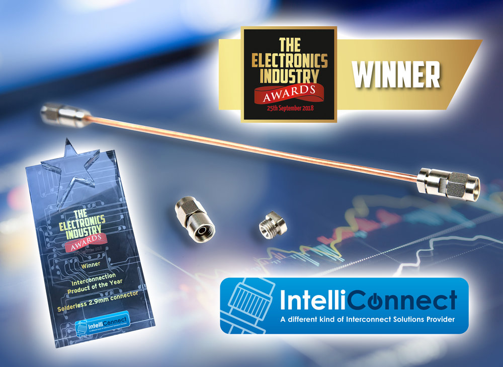 Intelliconnect Award Winning 2.9mm Solderless RF Connectors